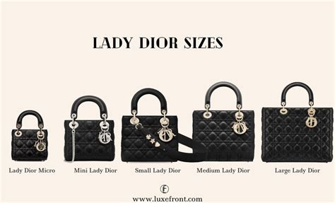 lady dior medium size in cm|lady dior vault size chart.